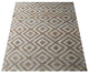 HAND WOVEN KILIM JUTE ECO-FRIENDLY AREA RUGS, White Beige,Geometric,Outdoor, [Rectangle] 8'x10'