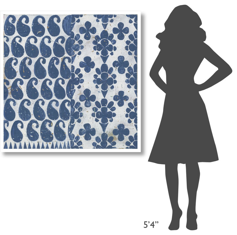 "Maki Tile IX" Digital Paper Print by Kathrine Lovell, 42"x42"
