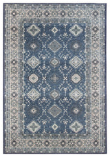 Amer Rugs Myra Halsey MYR-10 Blue Power-loomed - 2'8" X 10' Runner Area Rug