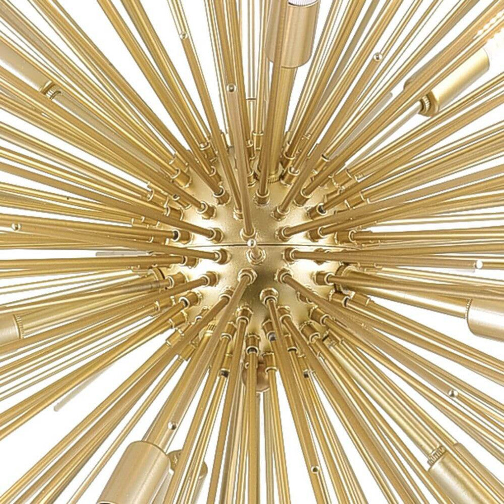 Chandelier - crystal7339par, Gold Leaf, Medium