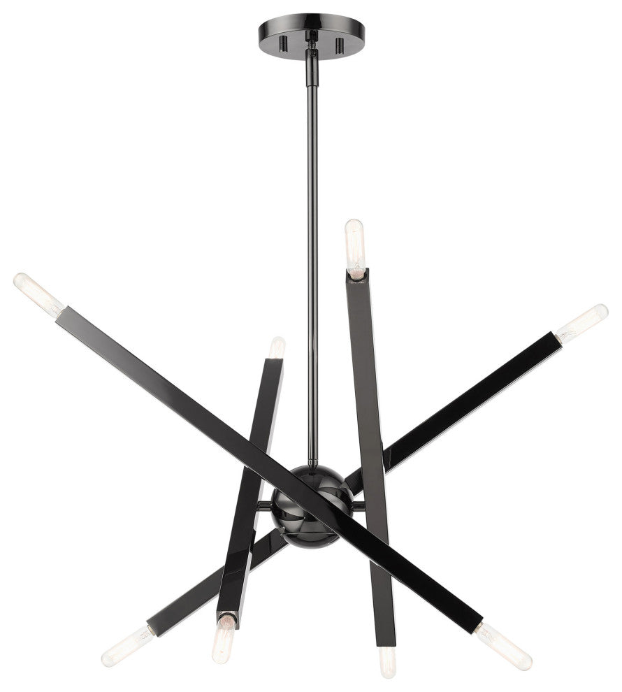 Livex Lighting 46985 Monaco 8 Light 26"W Chandelier - Antique Brass