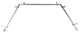 Bay Window Curtain Rod, Satin Nickel
