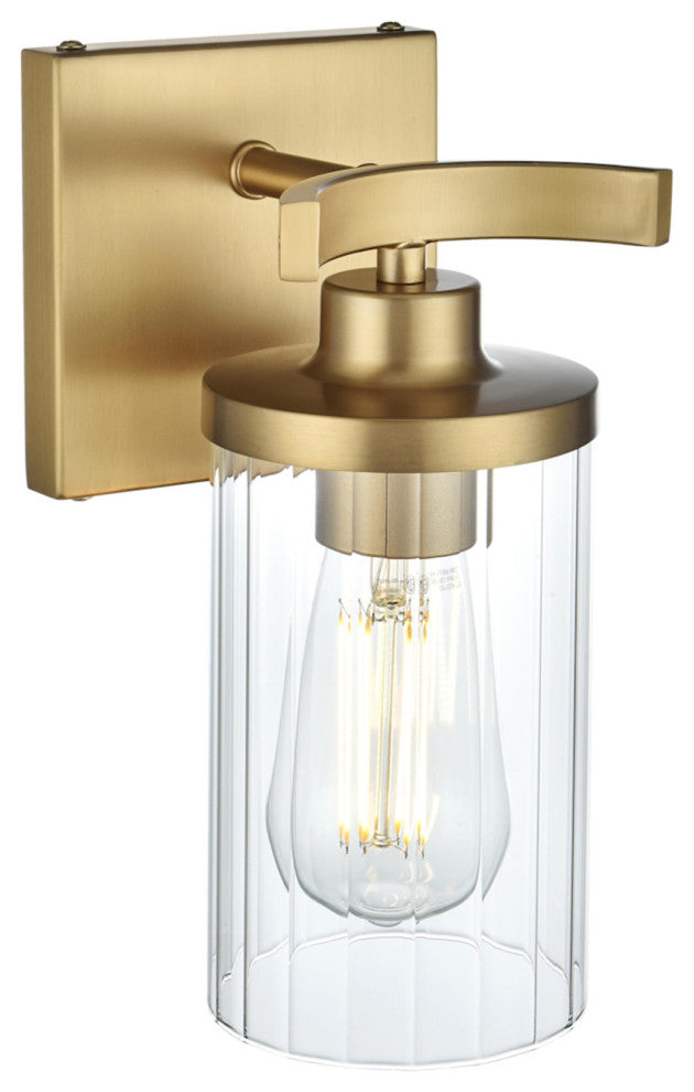 Elegant Lighting LD7316W5 Thane 10" Tall Bathroom Sconce - Satin Gold