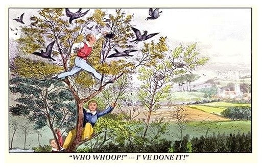 Stealing Birds' Eggs- Fine Art Giclee Print 24" x 36"