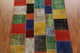 Multi-color Vintage Patchwork Turkish Area Rug Hand-tufted Wool Carpet 7x10