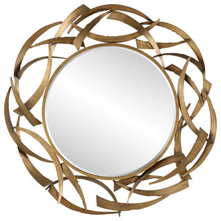 Uttermost - 08181 - Mirror - Cutting Edge - Antiqued Golden Bronze