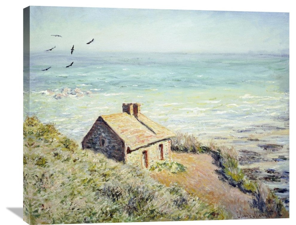 "The Customs Hut, Morning" Artwork, 36" x 29"