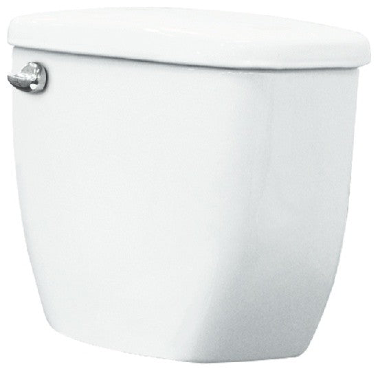 McKinley Vitreous China Tank Only, Left-Hand Trip Lever, White