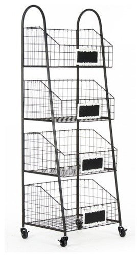 Rafael 4-Tier Basket Rack