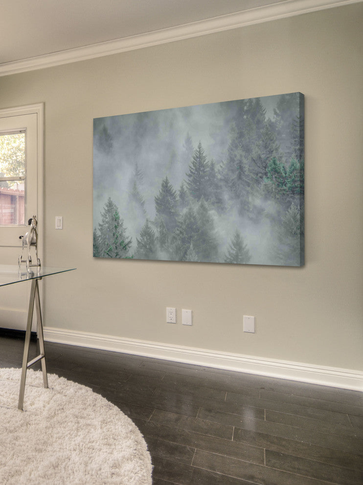 "Misty Mood" Painting Print on Canvas
