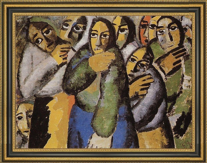 Kazimir Malevich Peasant Women Church