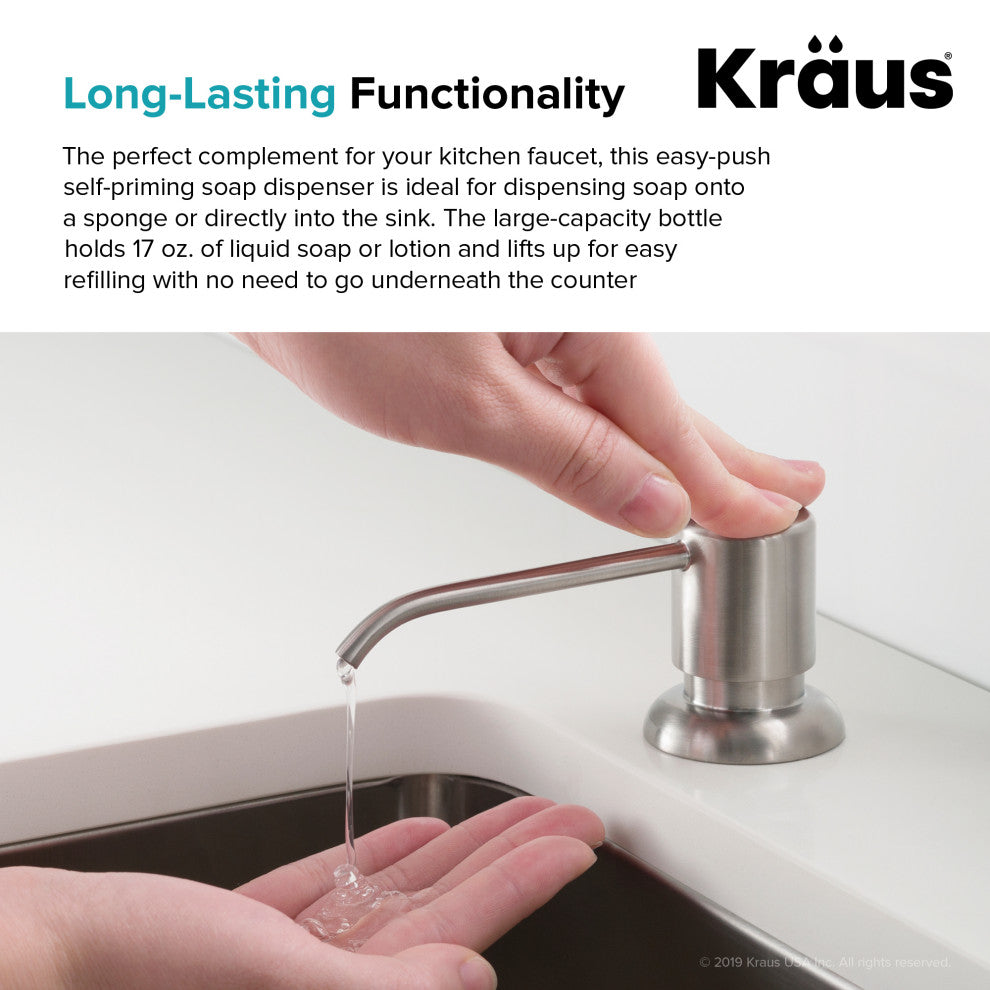 Soap Dispenser, Stainless Steel
