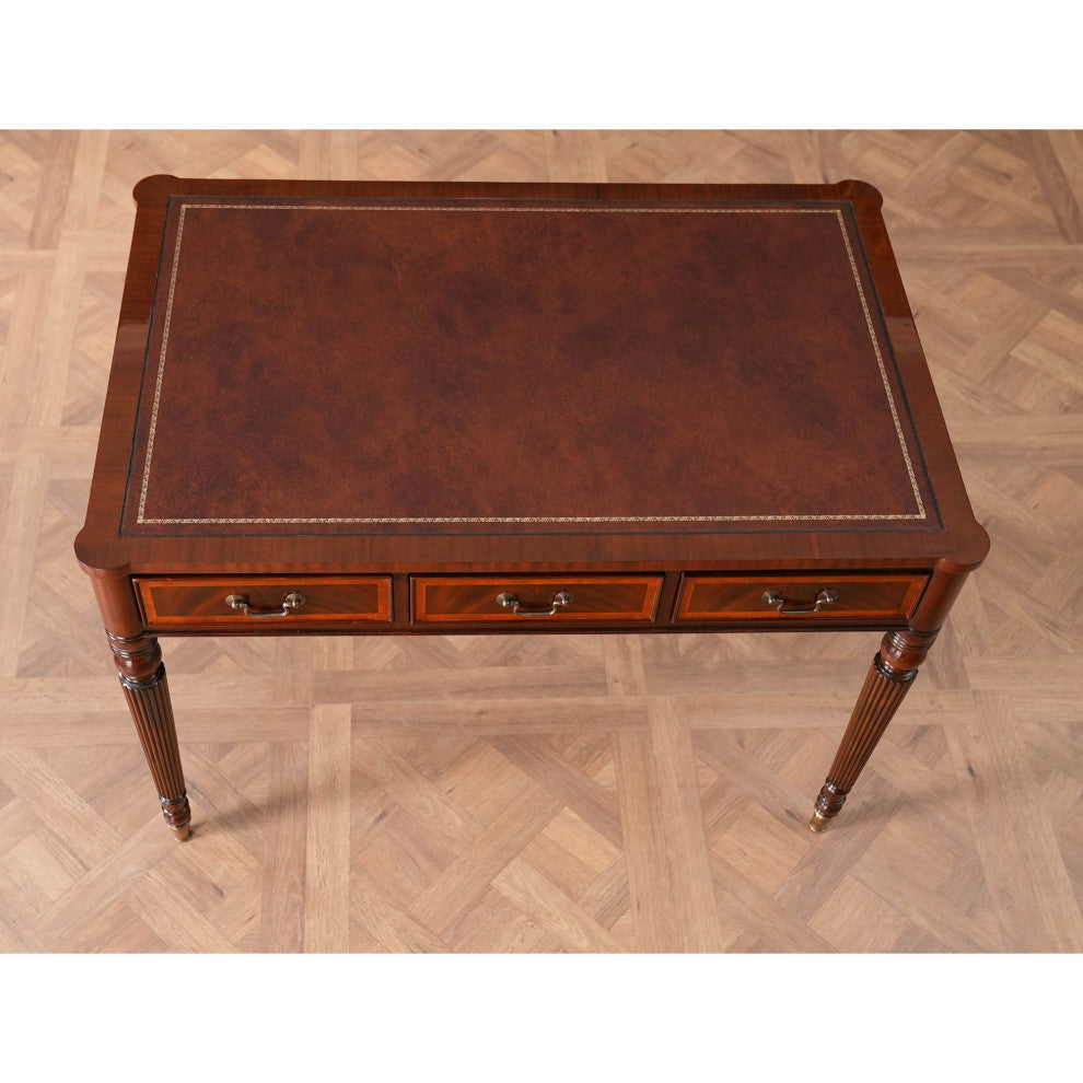 Sheraton Mahogany Desk, Mahogany Desk