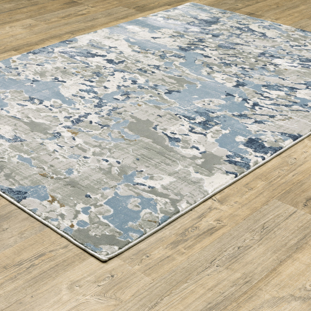 Oriental Weavers Easton 3317E Abstract Rug, Gray, 3'3"x5'