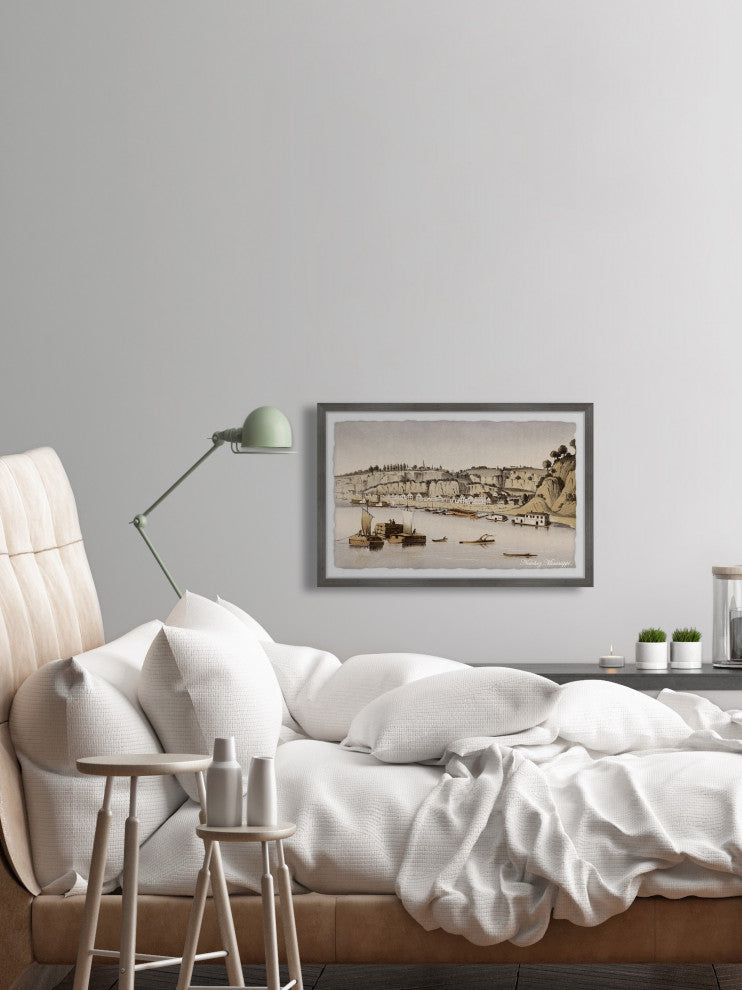 "Natchez MS" Framed Painting Print, 24x16