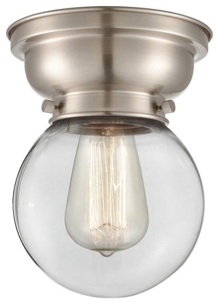 Innovations 623-1F-SN-G202-6 1-Light Flush Mount, Brushed Satin Nickel