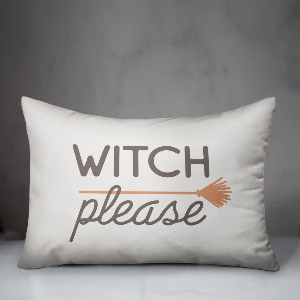 Witch Please 14x20 Throw Pillow