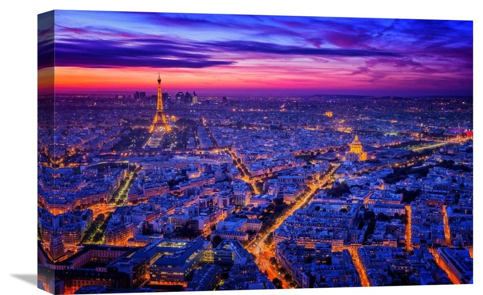 "Paris I" Stretched Canvas Giclee by Juan Pablo De, 22x15"