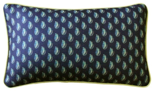 Tracy Upton Shoal Cape Abalone Tiny Scale Print Throw Pillow, 12"x20"