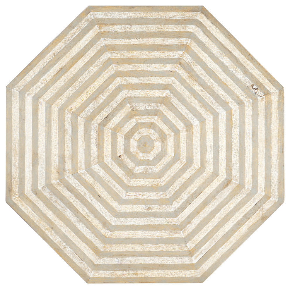 Commerce and Market Octagonal Cocktail Table