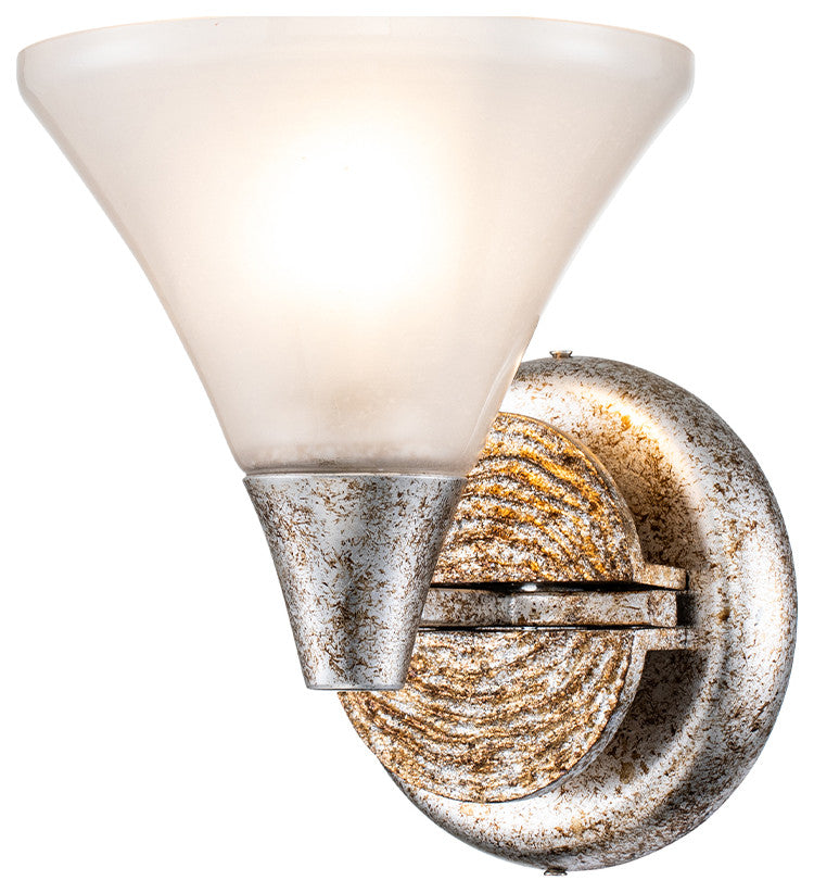 Lemoine 1 Light Bath Bar in Silver