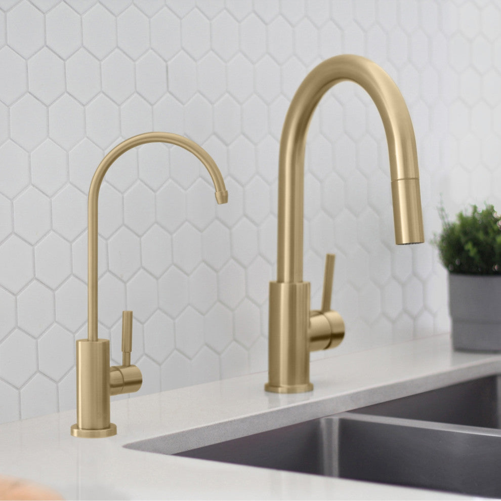 STYLISH Stainless Steel Drinking Water Faucet in Gold