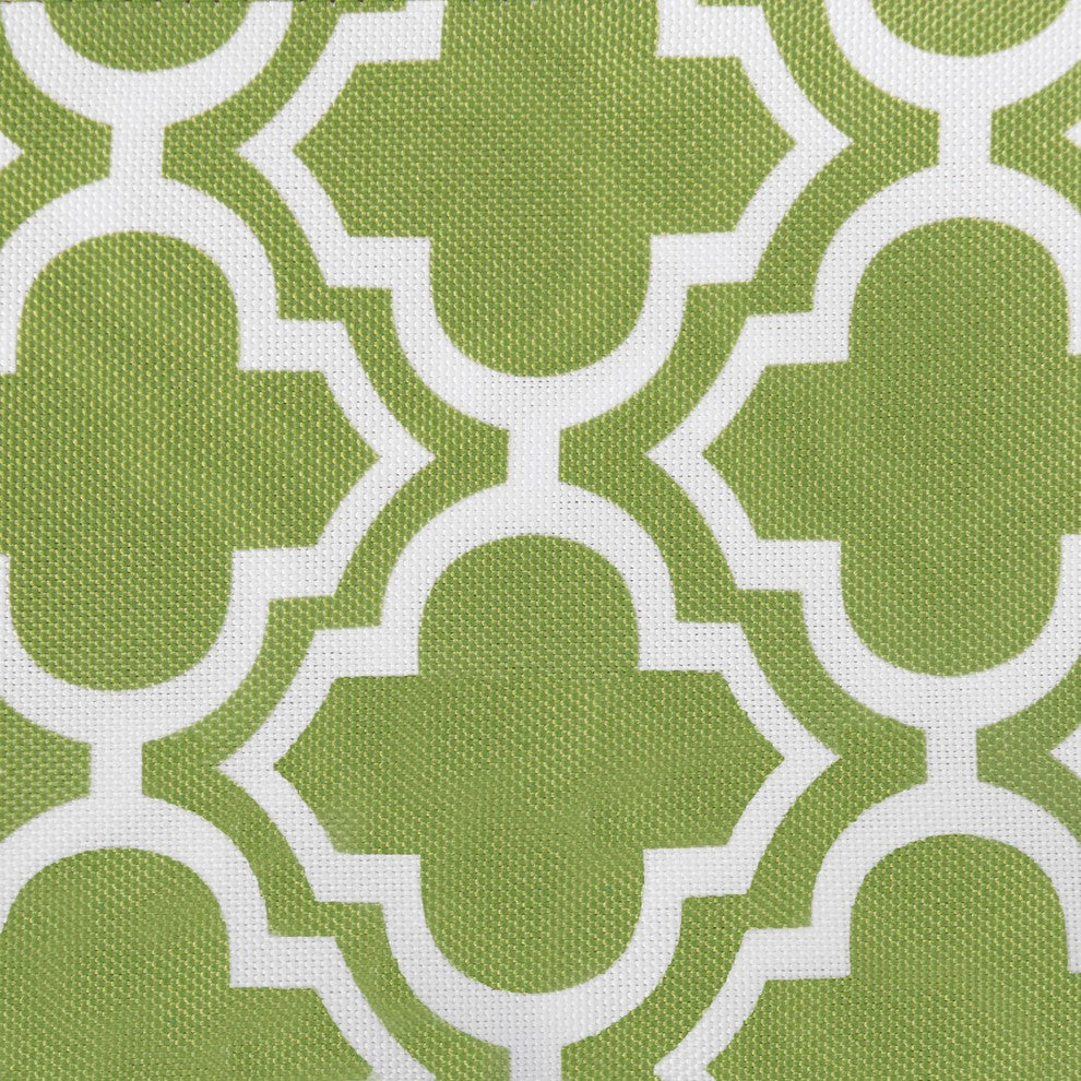 DII Green Lattice Outdoor Tablecloth 60" Round