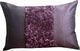 Purple Rectangular Pillow Covers 12"x20" Silk, Plum Love
