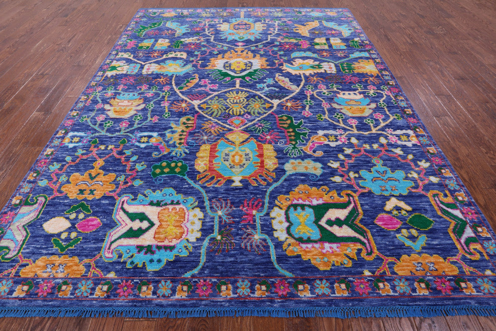 8' 2" X 10' 0" Persian Fine Serapi Hand Knotted Wool Rug - Q14937