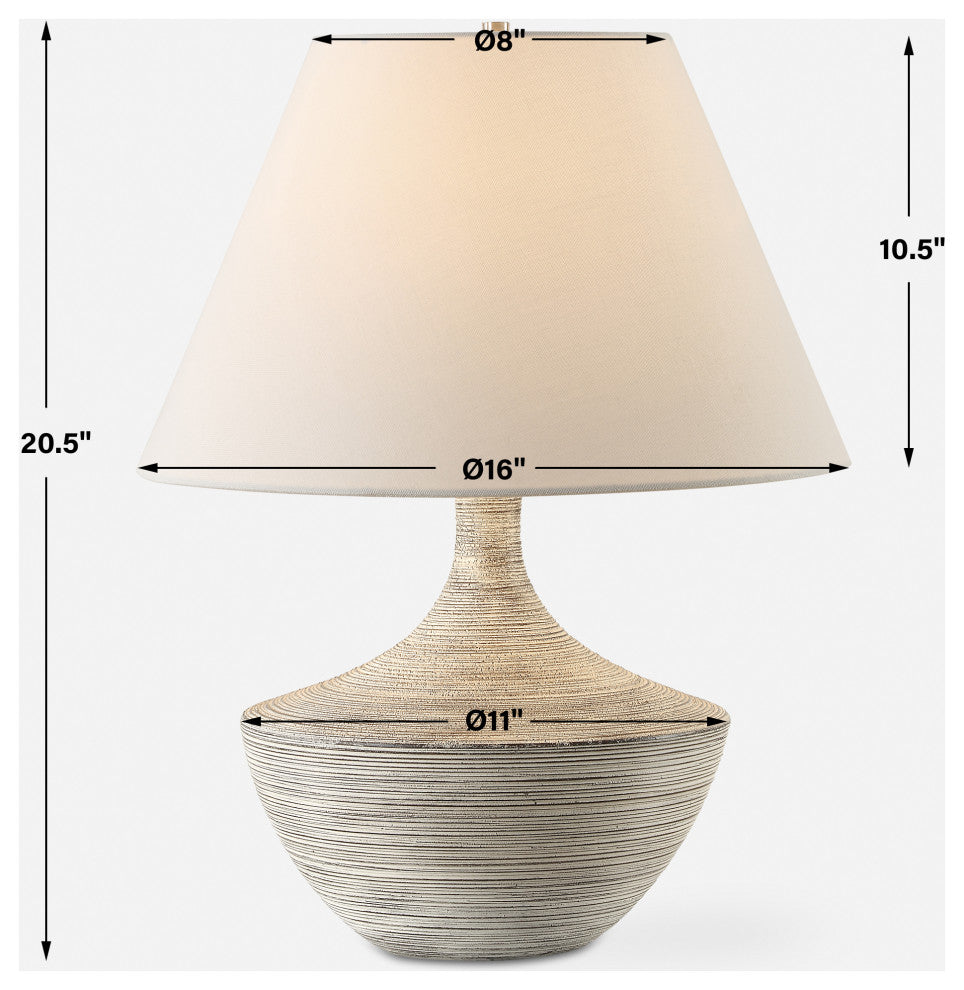 Uttermost Carafe Ceramic Table Lamp