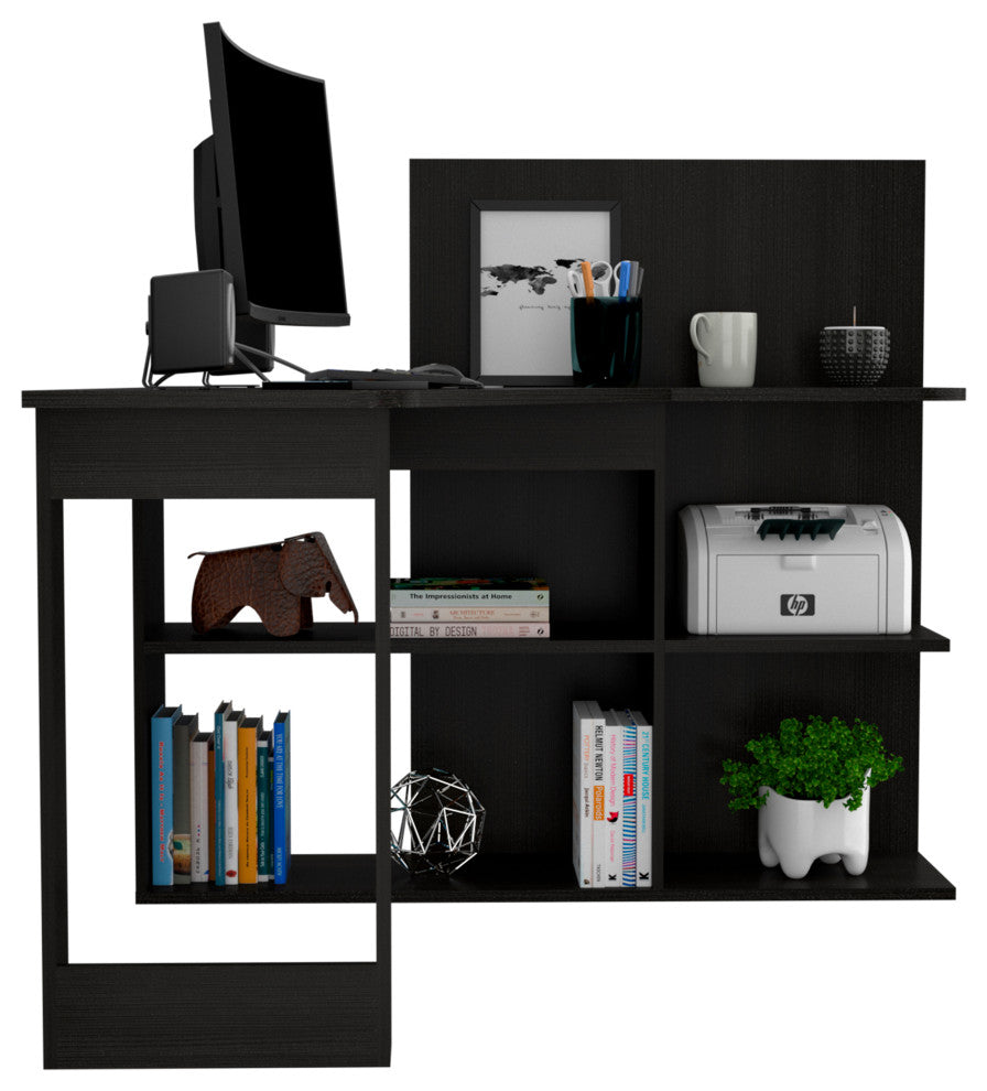 Kairi Computer Desk, Black