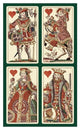 "Hearts (Bauern Hochzeit Deck)" Print by Andreas Benedictus GÃŒÂ¦bl, 28"x46"