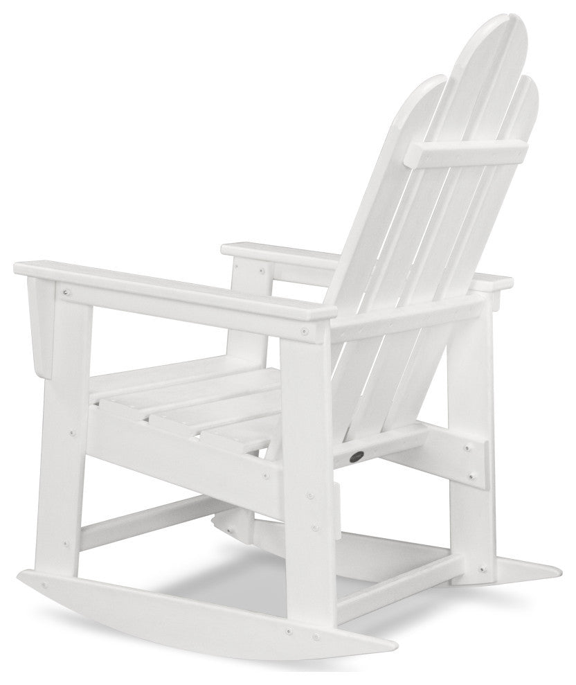 Polywood Long Island Rocking Chair, White
