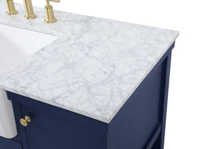 Home Living 22" Farmhouse Blue-Light Bathroom Vanity