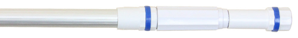 8.5'-15.75' Silver Corrugated Telescopic Pole for Vacuum Heads and Skimmers