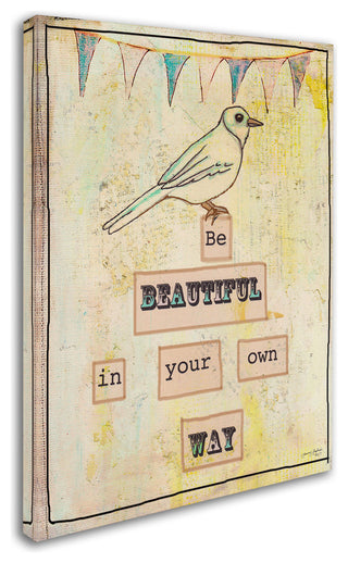 Tammy Kushnir 'Be Beautiful In Your Own Way' Canvas Art, 14" x 19"