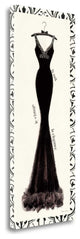 "Couture Noir Original I With Border" By Emily Adams, Gallery Wrap Canvas