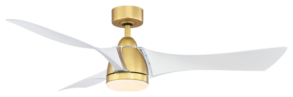 Fanimation Klear-KIT-56-LK Klear 56" 3 Blade Indoor / Outdoor - Brushed Satin