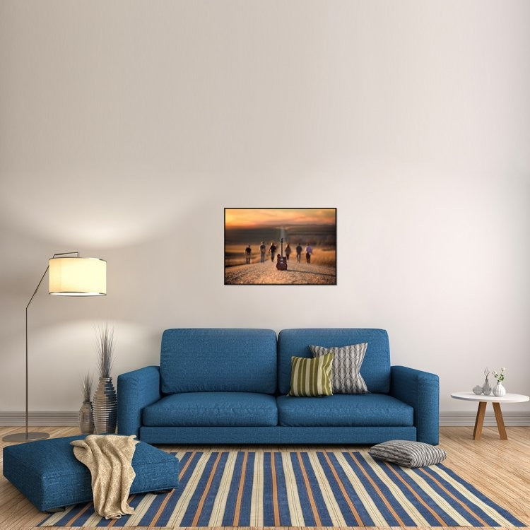 "Velvet Crush" Framed Canvas Giclee by Jake Olson, 37x25"