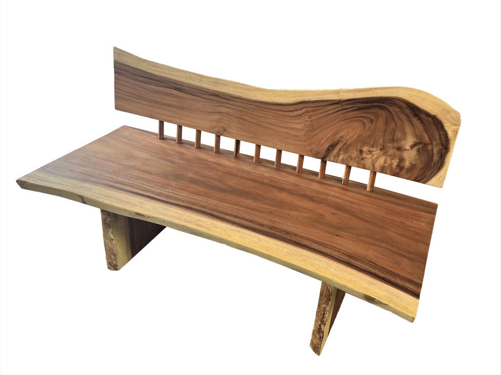 Live Edge Bench, 72"