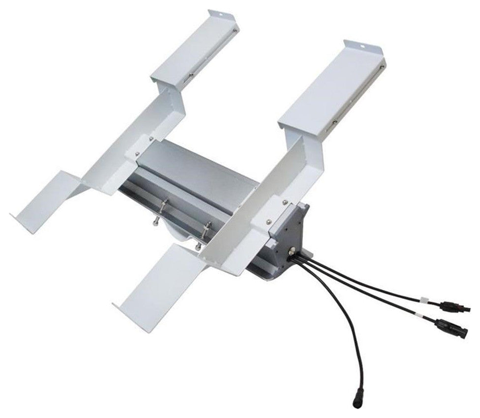 eLEDing 100W 650WH Battery and 3 Wifi Cameras High Voltage Solar Panel in Silver