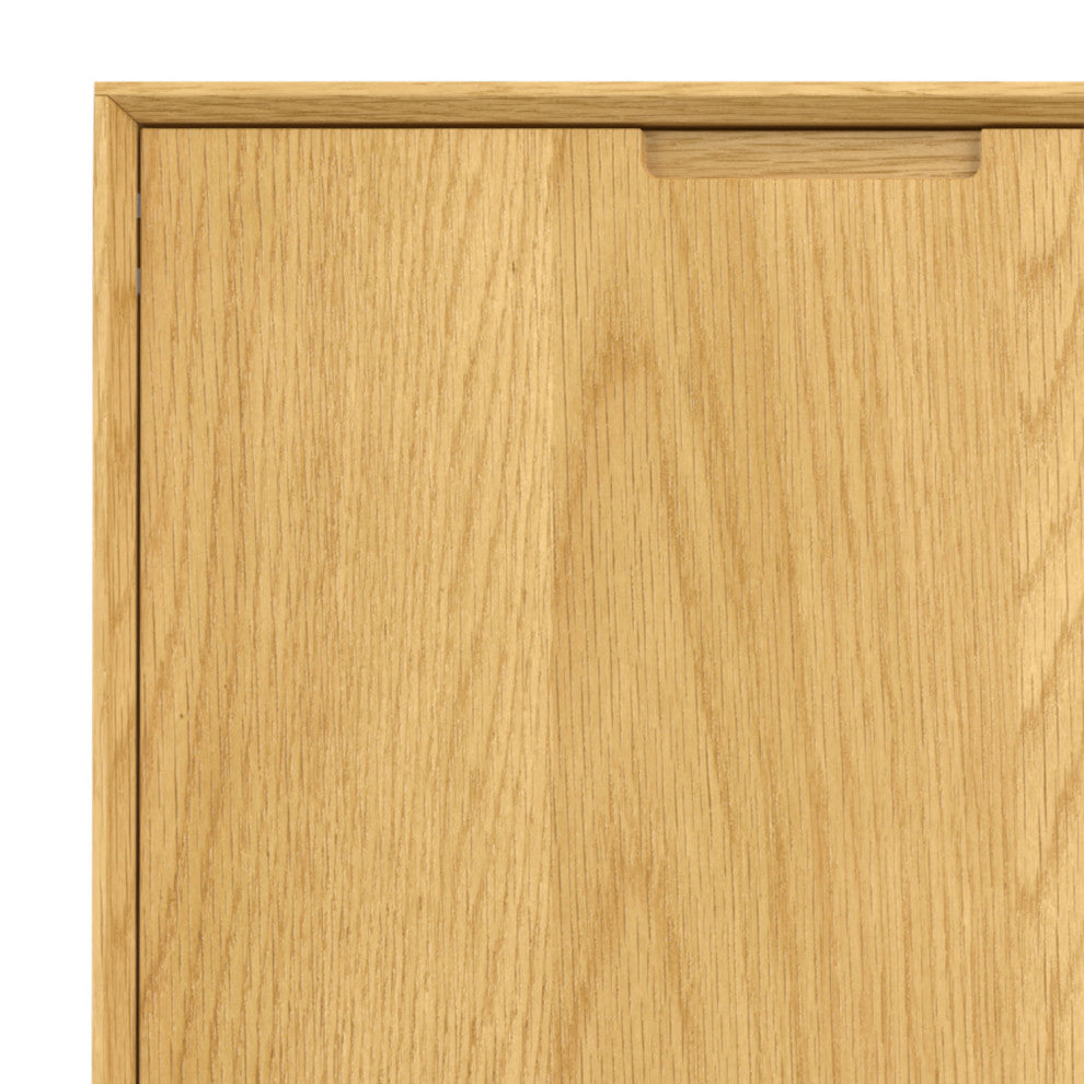 Banting 3 Door Sideboard Buffet, Natural Oak