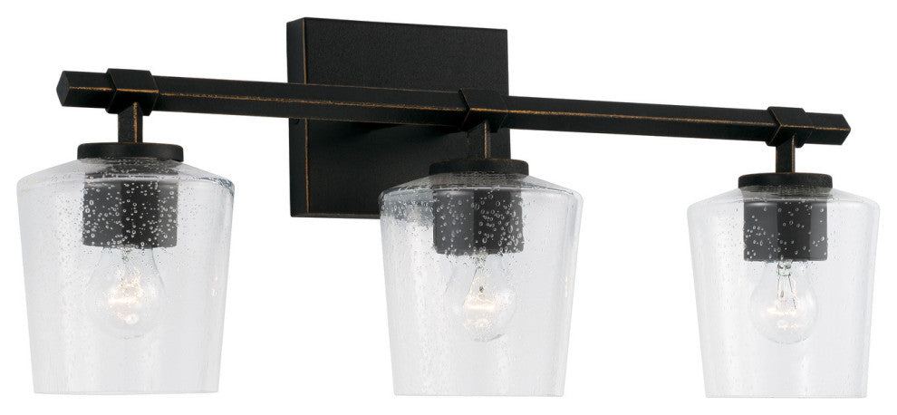 Capital Lighting, 145231IH-526, 23.5"Wx9.5"H 3-Light Vanity