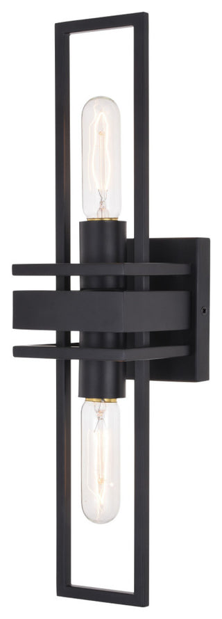 Marquis 2 Light Wall Light Matte Black