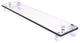 Pacific Grove 16" Glass Shelf with Dotted Accents, Polished Chrome