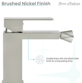 Concorde Bidet Faucet, Nickel