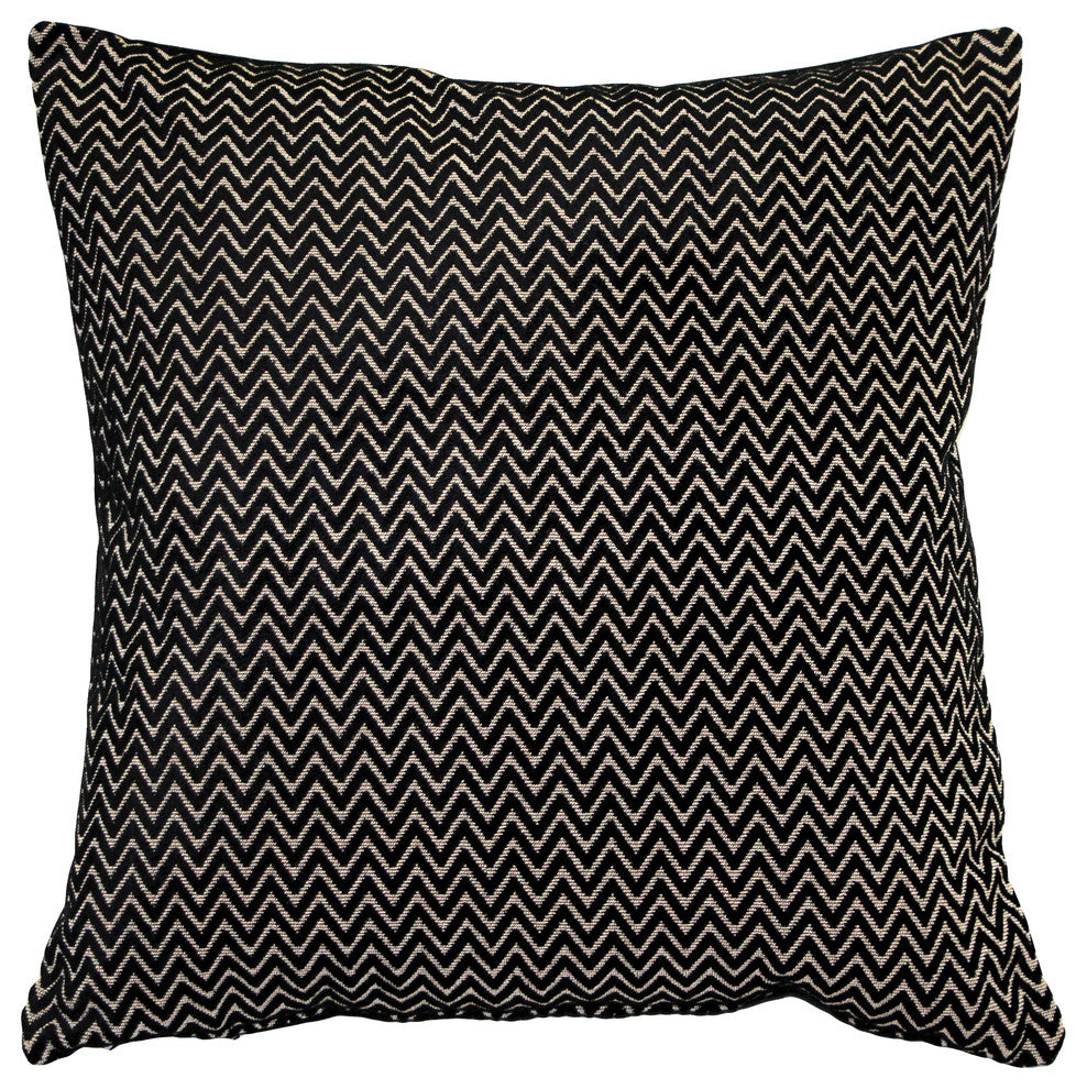 Velvet Geometric Pattern Decorative Throw Pillow, Art Deco Stripes, 20"x20"