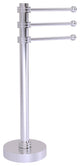 Vanity Top 3 Swing Arm Towel Holder with Dotted Accents, Satin Chrome
