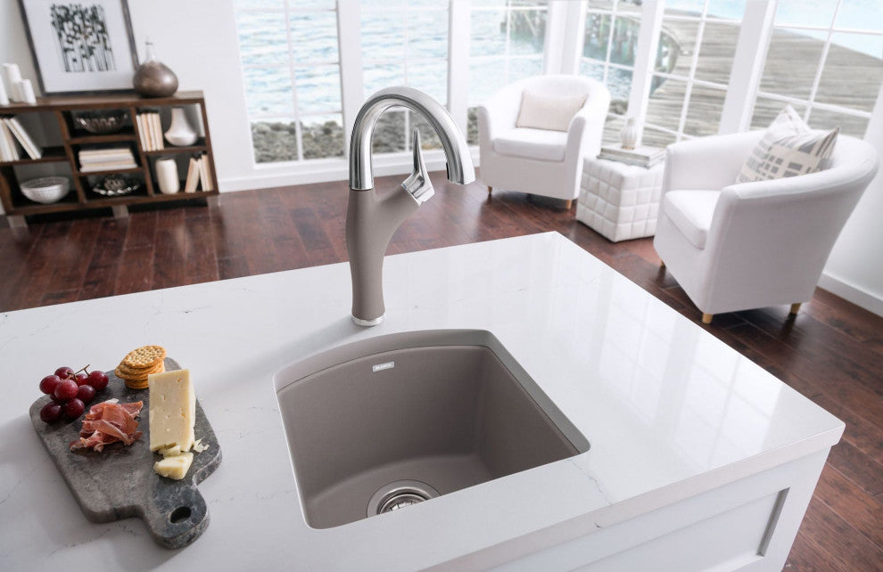 Blanco 440205 Diamond 15" Drop-In or Undermount Single Basin - Truffle