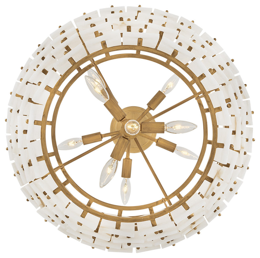 Fredrick Ramond Simone Medium Multi Tier Chandelier, Burnished Gold